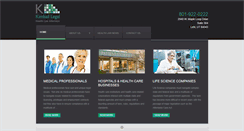 Desktop Screenshot of kimballlegal.com