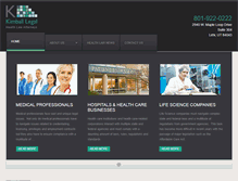 Tablet Screenshot of kimballlegal.com